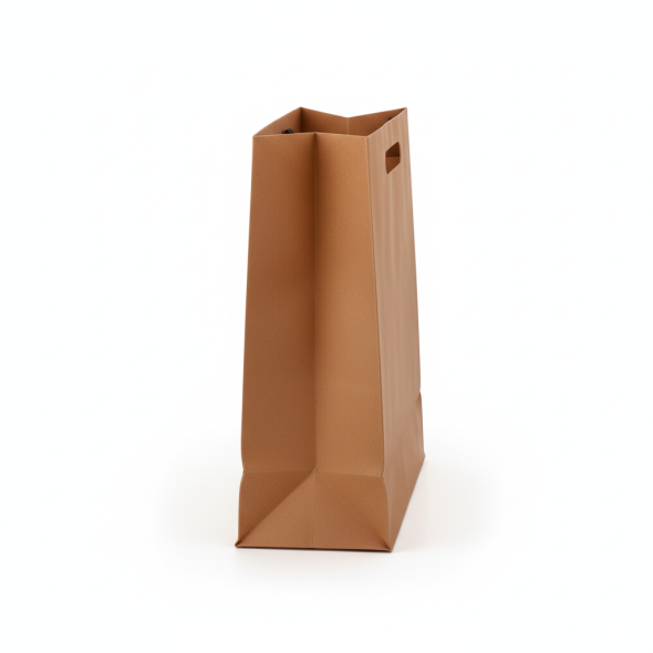 BOLSA ALFA #8 ASA TROQUELADA KRAFT COMPOSTBLE