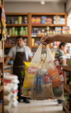 BOLSA CAMISETA #3 BIO POLIPAPEL