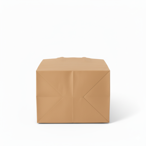 BOLSA CI #8-2 SIN ASA KRAFT COMPOSTABLE