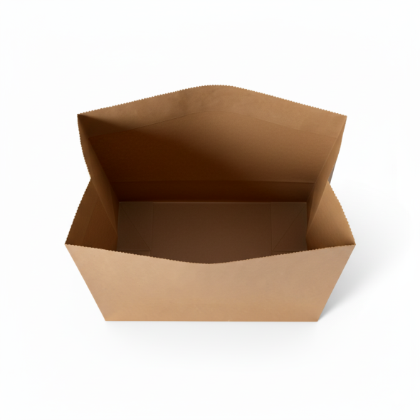 BOLSA CI #8-2 SIN ASA KRAFT COMPOSTABLE