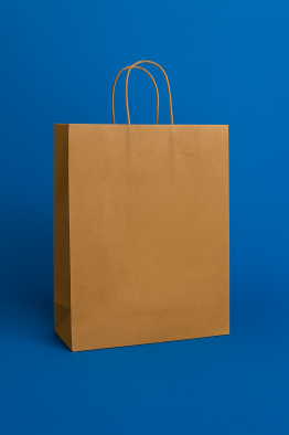 BOLSA CI #8-2 ASA CORDON KRAFT COMPOSTABLE 