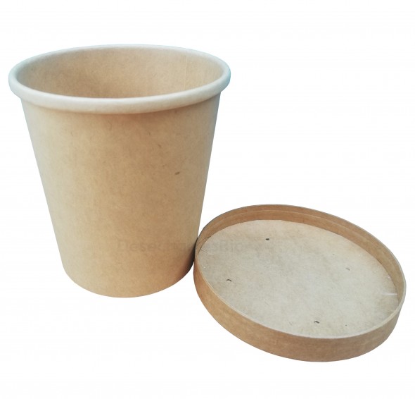 VASO CON TAPA KRAFT 16 OZ 