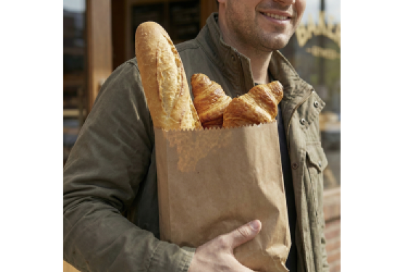 BOLSA PAPEL ESTRAZA KRAFT #6