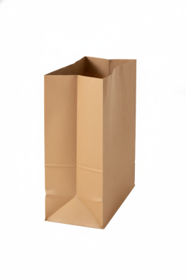 BOLSA ALFA #7 SIN ASA KRAFT COMPOSTABLE