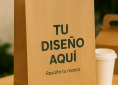 BOLSA CI #8-3 SIN ASA KRAFT COMPOSTABLE